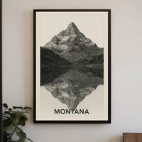 Montana Mountain Reflections Poster
