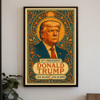 Donald Trump Regal Guardian of Tradition Poster