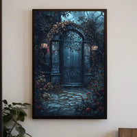 Enchanted Garden Gate Poster