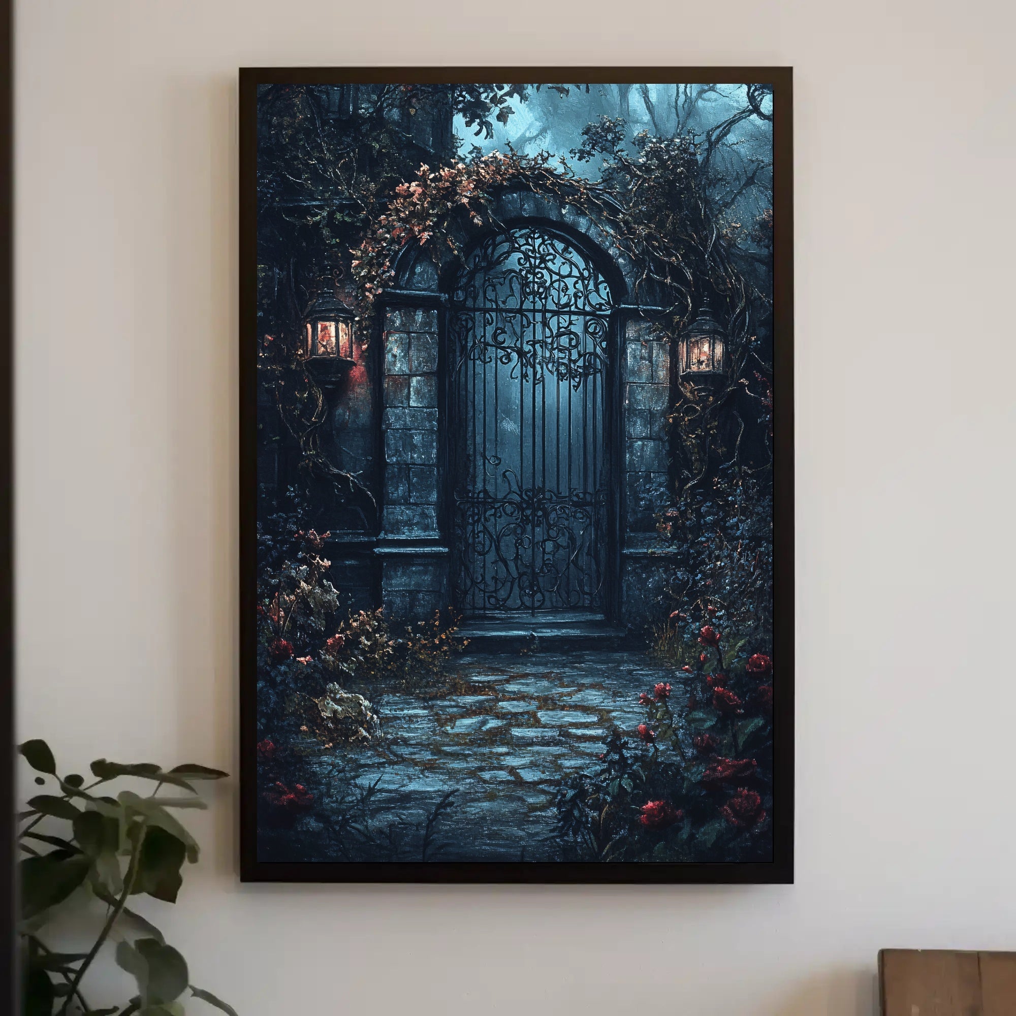 Enchanted Garden Gate Poster