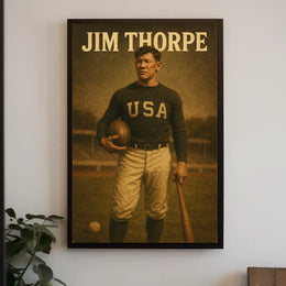 Jim Thorpe Athletic Legend Poster