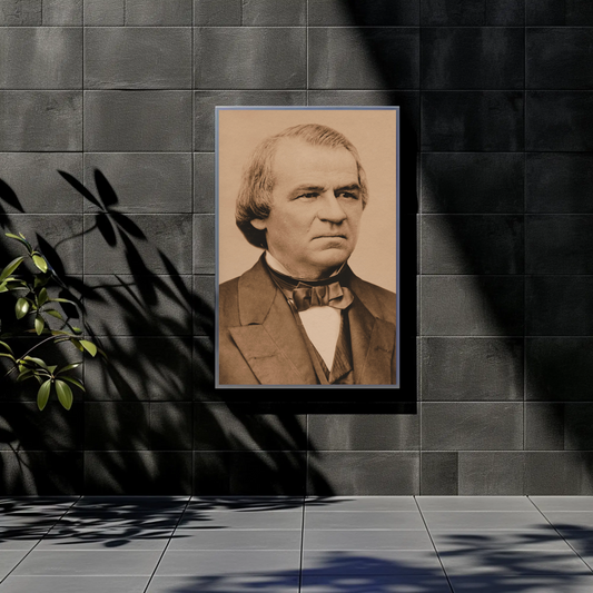 Andrew Johnson 17th President Sepia Photo