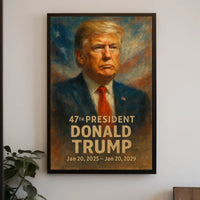 Donald Trump 47Th President Poster