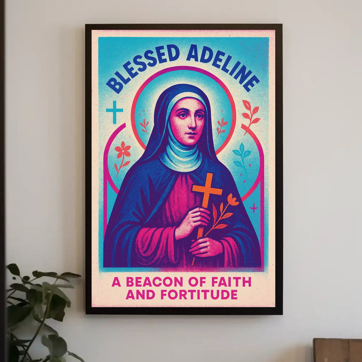 Blessed Adeline A Beacon Of Faith Poster