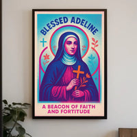 Blessed Adeline A Beacon Of Faith Poster