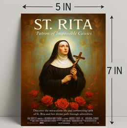 St. Rita  Patron of Impossible Causes Poster PosterGoat