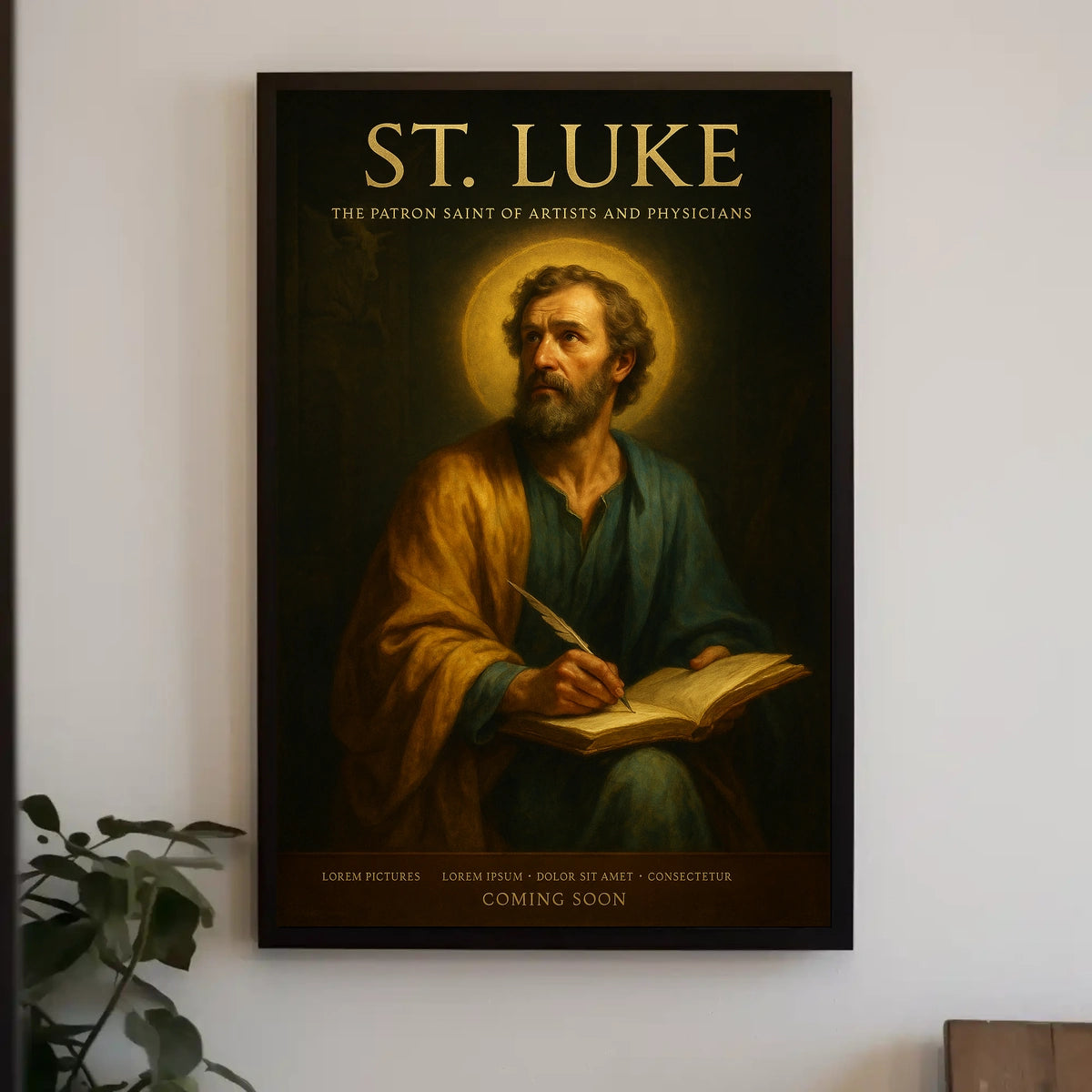 St. Luke The Patron Saint of Artists and Physicians Poster