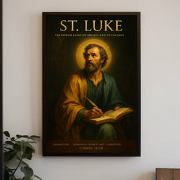 St. Luke The Patron Saint of Artists and Physicians Poster