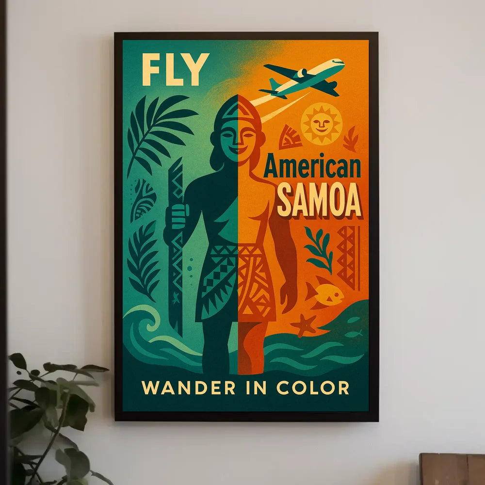 Explore American Samoa Vibrant Travel Poster PosterGoat