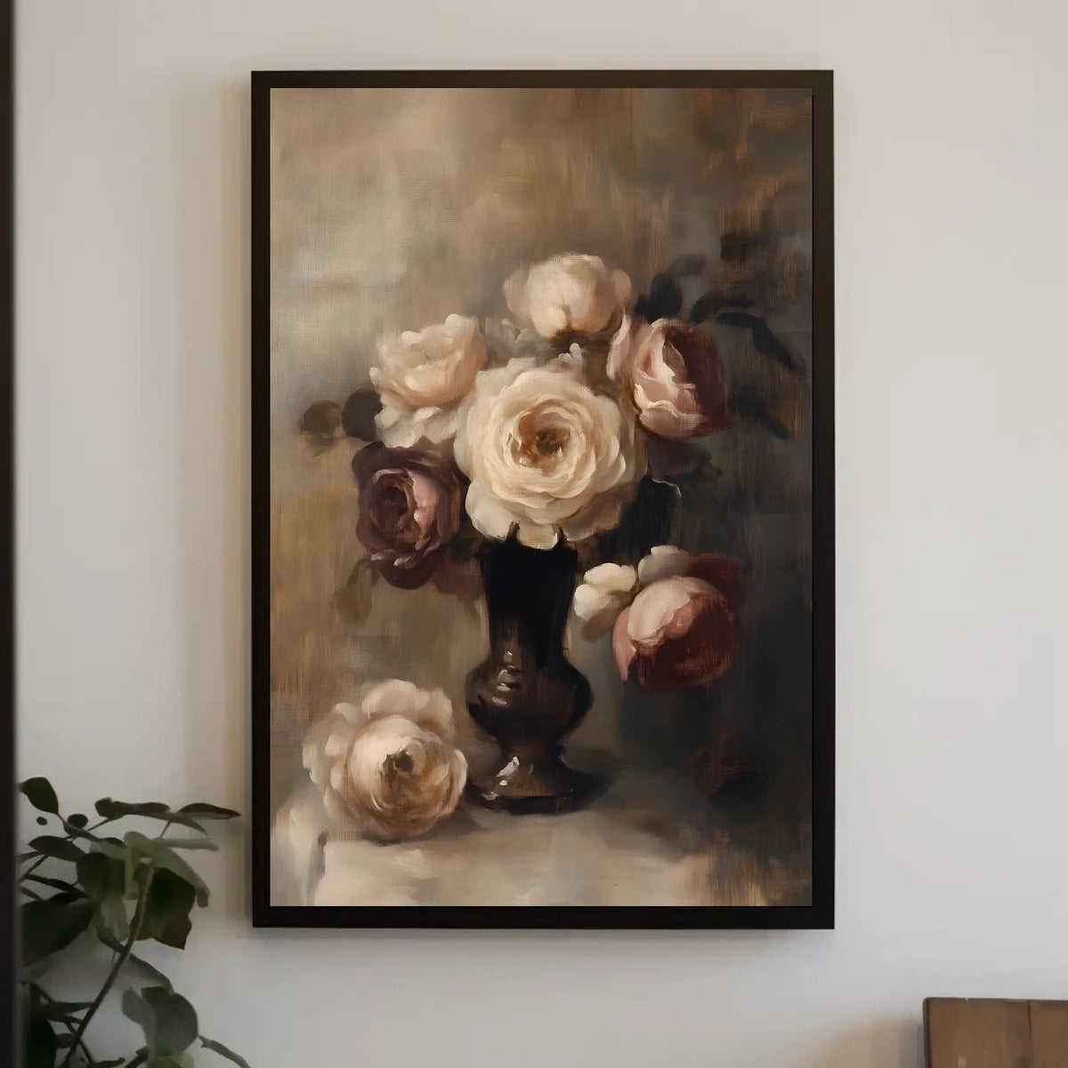 Elegant Floral Still Life Poster