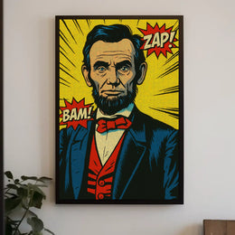 Comic Style President Poster