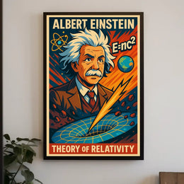Albert Einstein Theory Of Relativity Poster