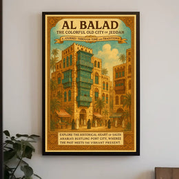 Al Balad The Colorful Old City Of Poster