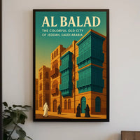 Al Balad The Colorful Old City Of Poster