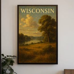 Scenic Wisconsin Landscape Poster