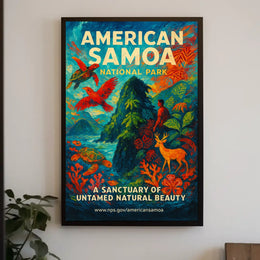 American Samoa Exquisite Nature National Park Poster