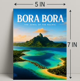 Bora Bora The Jewel of the Pacific Poster PosterGoat