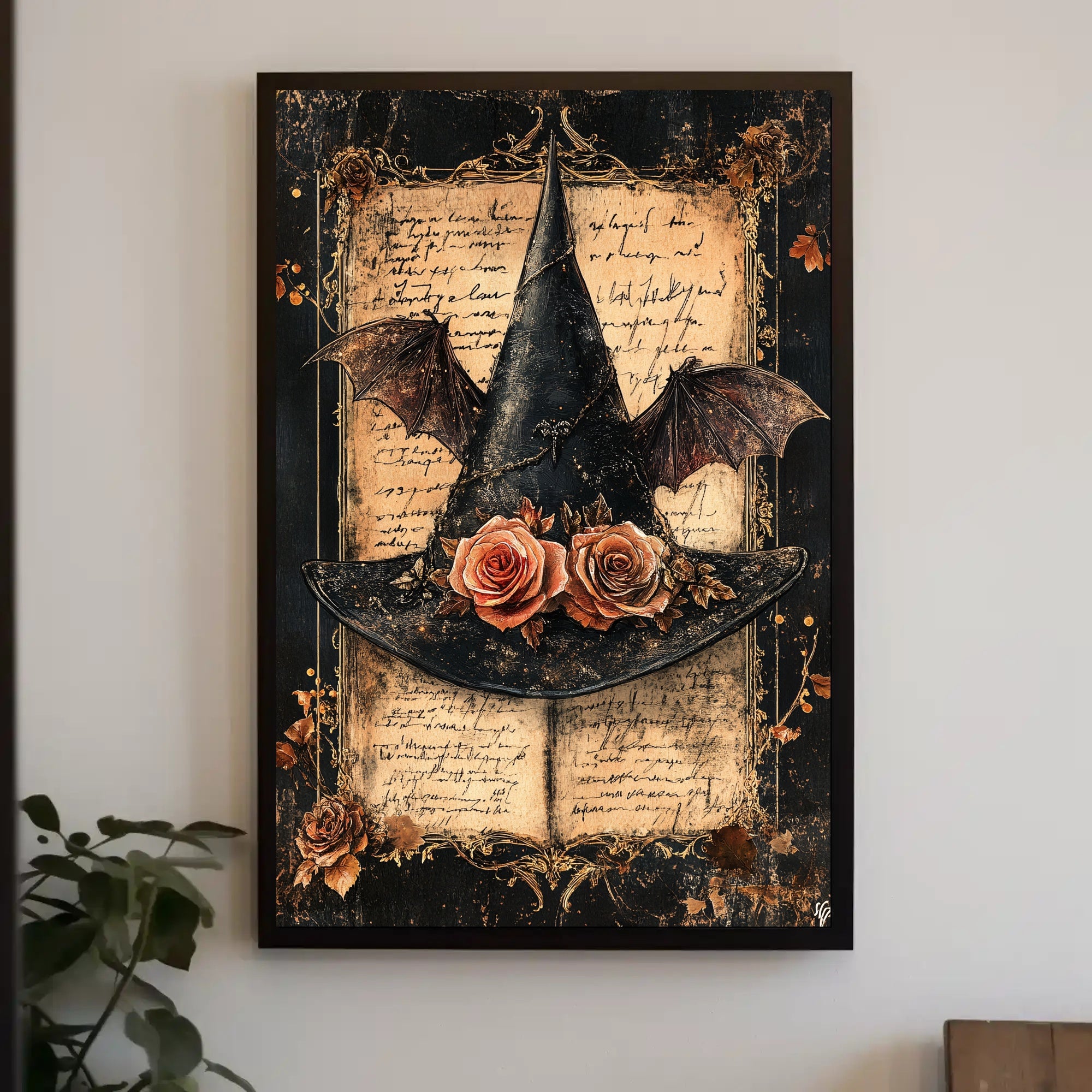 Enchanted WitchS Hat Poster