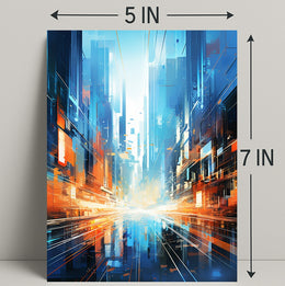 Futuristic Cityscape Poster
