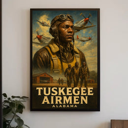 Tuskegee Airmen Alabama Poster