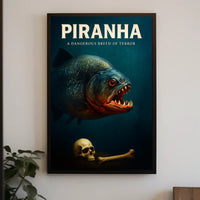 Piranha A Dangerous Breed of Terror Poster PosterGoat