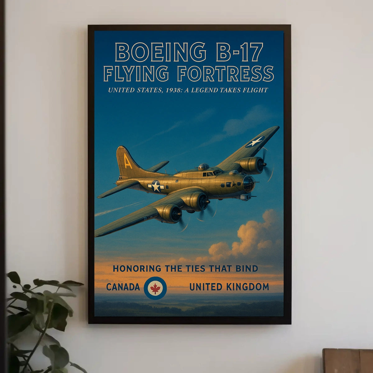 Boeing B-17 Flying Fortress Poster