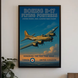 Boeing B-17 Flying Fortress Poster