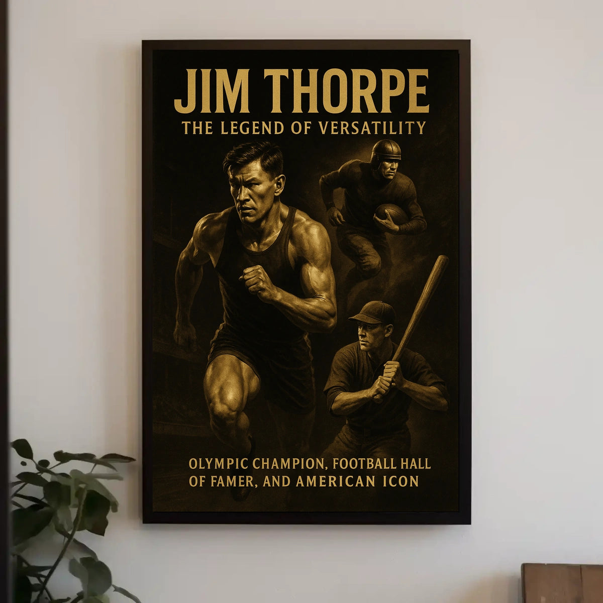 Jim Thorpe The Legend of Versatility Jim Thorpe Poster