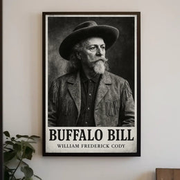 Buffalo Bill Western Iconic Figure Cultural Heritage Poster