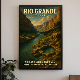 Rio Grande Wild And Scenic River Poster