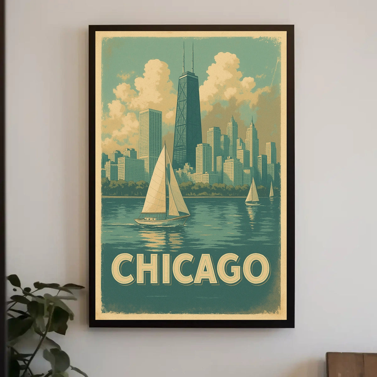 Chicago Skyline Poster