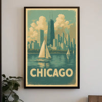 Chicago Skyline Poster