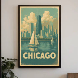 Chicago Skyline Poster