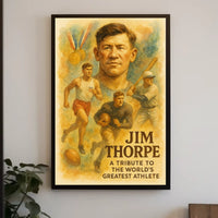 Celebrate the Legendary Jim Thorpe Poster