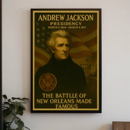 Andrew Jackson Presidential Era Poster