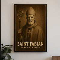 Saint Fabian Pope And Martyr Poster
