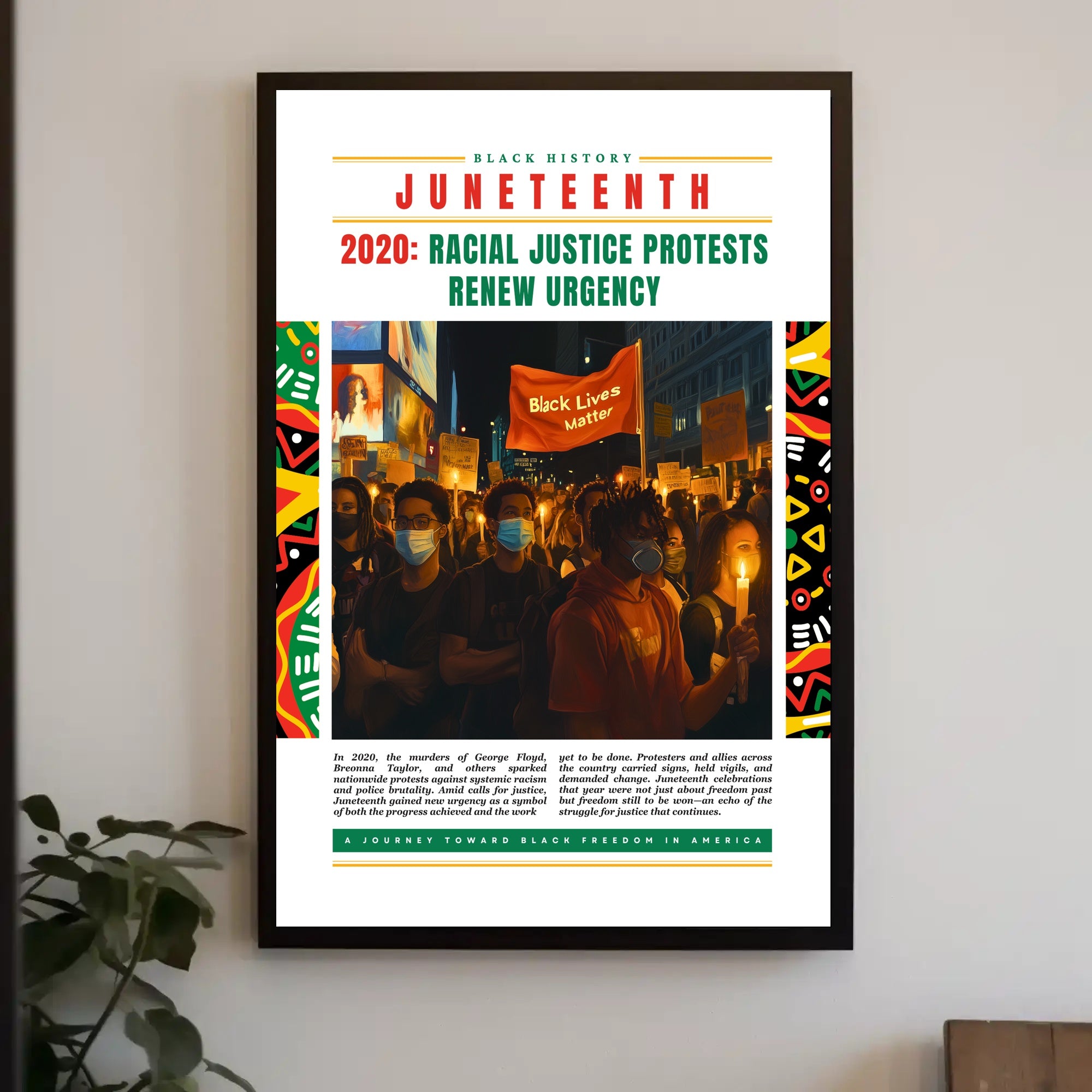 Black History Movement Empowerment Cultural or Heritage Poster