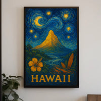 Starry Night in Hawaii Poster