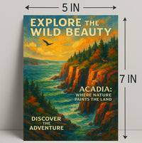 Explore the Wild Beauty of Acadia Poster PosterGoat