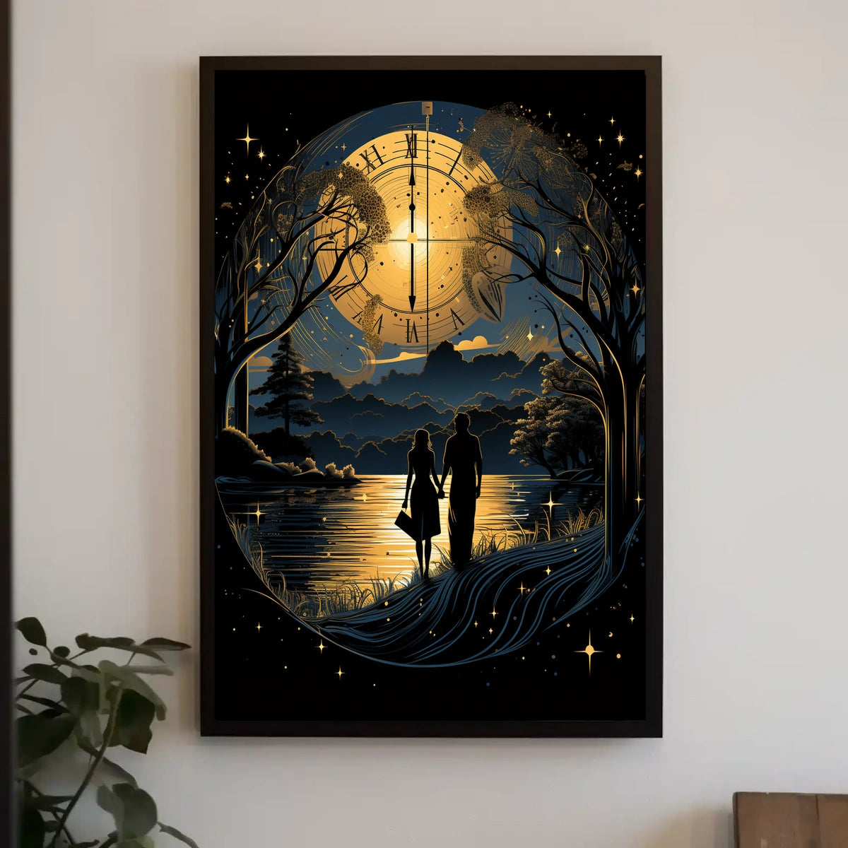 Romantic Cosmic Illusionary Fantasy Art Poster