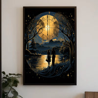 Romantic Cosmic Illusionary Fantasy Art Poster