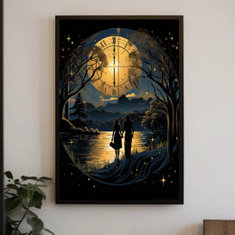 Romantic Cosmic Illusionary Fantasy Art Poster