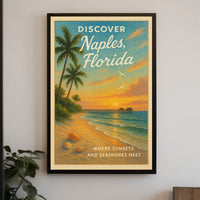Discover Naples, Florida Poster