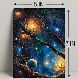 Cosmic Tree of Life Space or Astronomy Poster