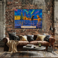 St. Petersburg, Russia Winter Splendor Poster