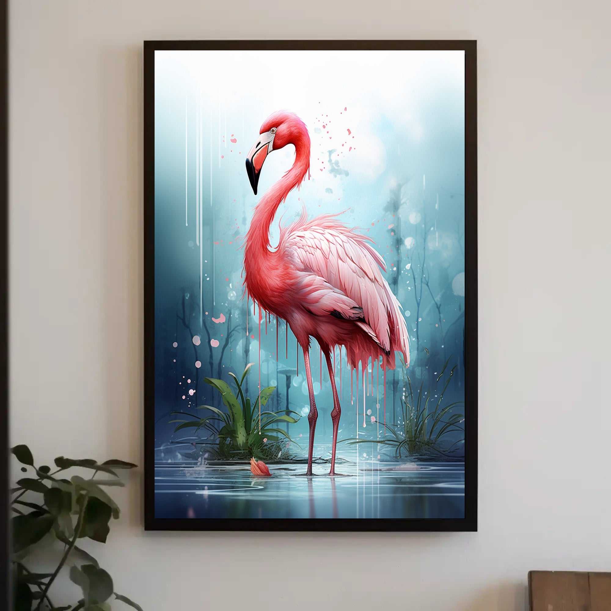 The Majestic Flamingo Poster