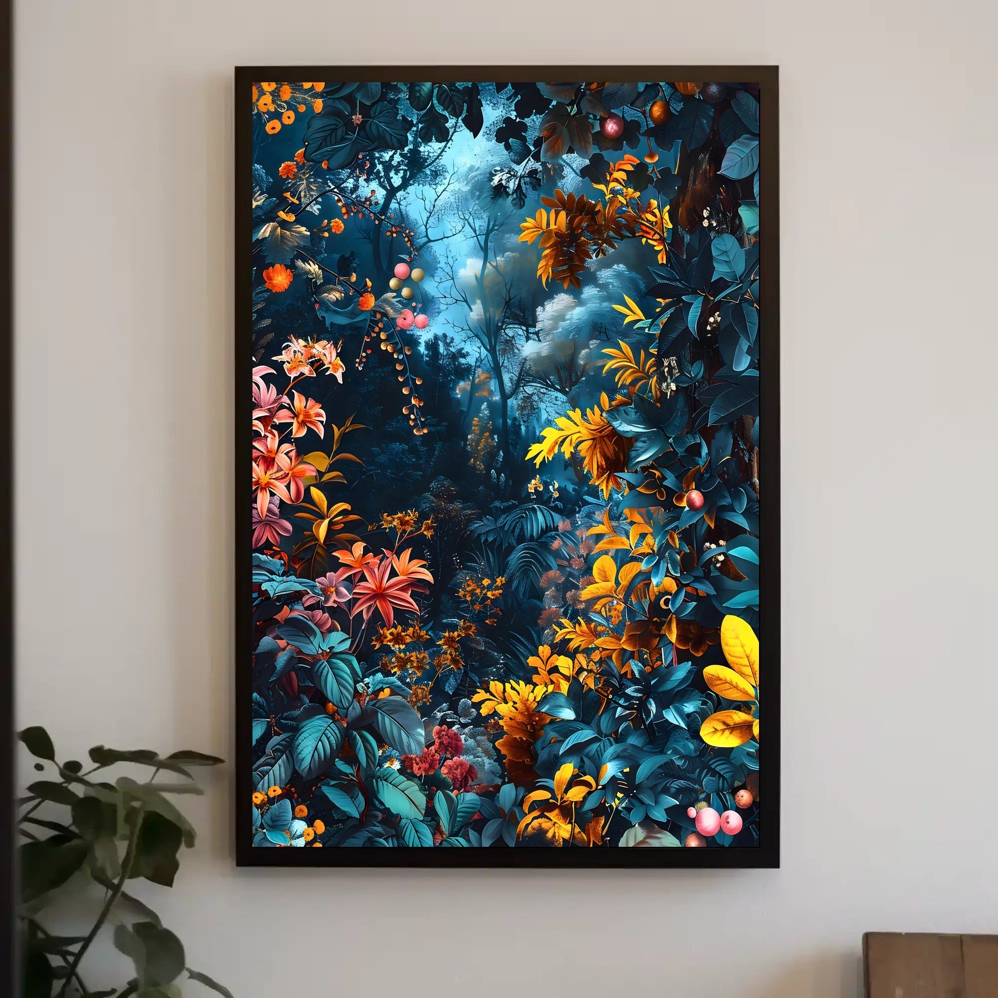 Enchanted Forest Wall Art Print for Decor