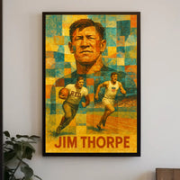 Jim Thorpe Athletic Legend Poster