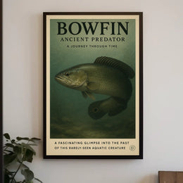 Bowfin Ancient Predator Poster