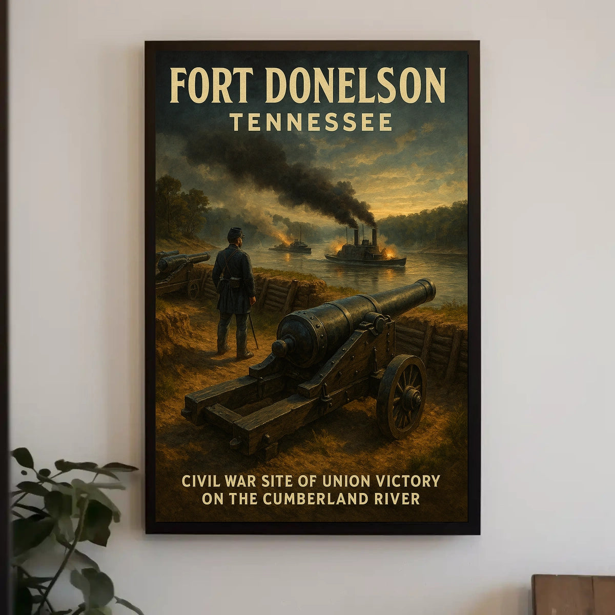 Fort Donelson Civil War Victory Poster